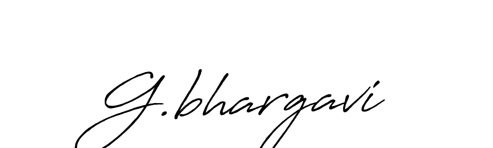 Make a beautiful signature design for name G.bhargavi. With this signature (Antro_Vectra_Bolder) style, you can create a handwritten signature for free. G.bhargavi signature style 7 images and pictures png