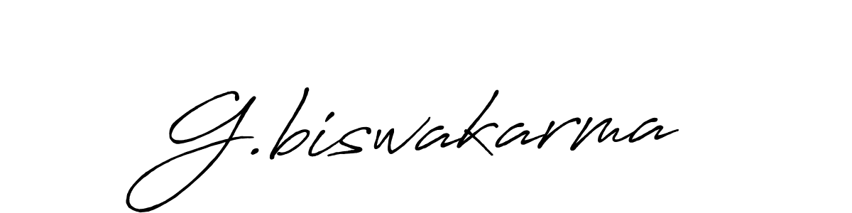 How to make G.biswakarma signature? Antro_Vectra_Bolder is a professional autograph style. Create handwritten signature for G.biswakarma name. G.biswakarma signature style 7 images and pictures png