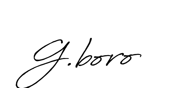 if you are searching for the best signature style for your name G.boro. so please give up your signature search. here we have designed multiple signature styles  using Antro_Vectra_Bolder. G.boro signature style 7 images and pictures png