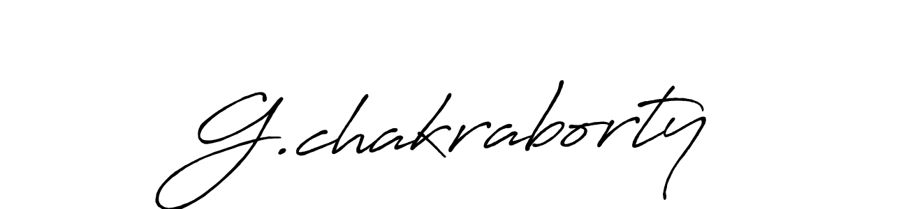 The best way (Antro_Vectra_Bolder) to make a short signature is to pick only two or three words in your name. The name G.chakraborty include a total of six letters. For converting this name. G.chakraborty signature style 7 images and pictures png