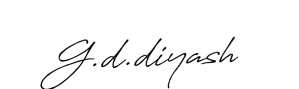 Similarly Antro_Vectra_Bolder is the best handwritten signature design. Signature creator online .You can use it as an online autograph creator for name G.d.diyash. G.d.diyash signature style 7 images and pictures png