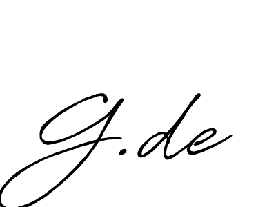 It looks lik you need a new signature style for name G.de. Design unique handwritten (Antro_Vectra_Bolder) signature with our free signature maker in just a few clicks. G.de signature style 7 images and pictures png