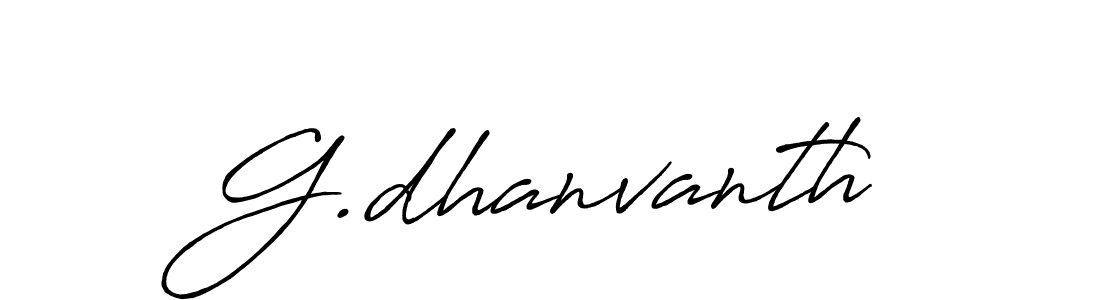 Make a beautiful signature design for name G.dhanvanth. Use this online signature maker to create a handwritten signature for free. G.dhanvanth signature style 7 images and pictures png