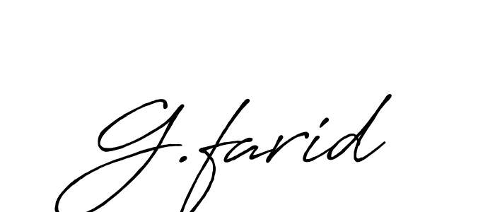 Here are the top 10 professional signature styles for the name G.farid. These are the best autograph styles you can use for your name. G.farid signature style 7 images and pictures png