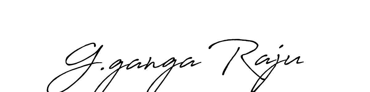 It looks lik you need a new signature style for name G.ganga Raju. Design unique handwritten (Antro_Vectra_Bolder) signature with our free signature maker in just a few clicks. G.ganga Raju signature style 7 images and pictures png