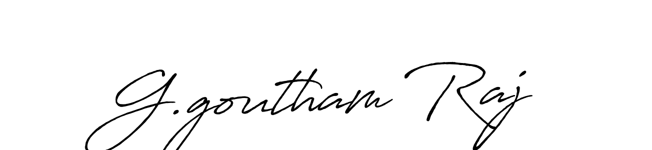 Antro_Vectra_Bolder is a professional signature style that is perfect for those who want to add a touch of class to their signature. It is also a great choice for those who want to make their signature more unique. Get G.goutham Raj name to fancy signature for free. G.goutham Raj signature style 7 images and pictures png