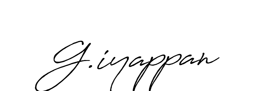 How to make G.iyappan name signature. Use Antro_Vectra_Bolder style for creating short signs online. This is the latest handwritten sign. G.iyappan signature style 7 images and pictures png