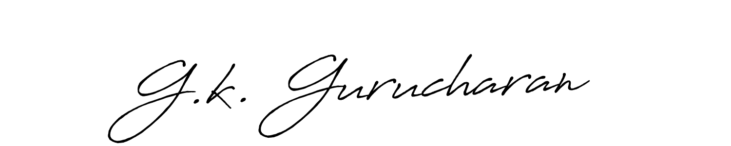 It looks lik you need a new signature style for name G.k. Gurucharan. Design unique handwritten (Antro_Vectra_Bolder) signature with our free signature maker in just a few clicks. G.k. Gurucharan signature style 7 images and pictures png