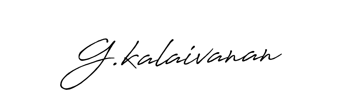 if you are searching for the best signature style for your name G.kalaivanan. so please give up your signature search. here we have designed multiple signature styles  using Antro_Vectra_Bolder. G.kalaivanan signature style 7 images and pictures png