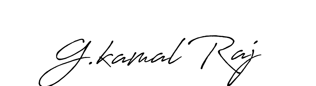 It looks lik you need a new signature style for name G.kamal Raj. Design unique handwritten (Antro_Vectra_Bolder) signature with our free signature maker in just a few clicks. G.kamal Raj signature style 7 images and pictures png