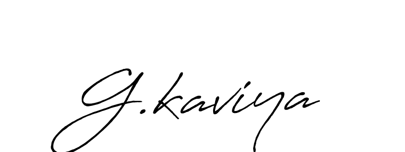 The best way (Antro_Vectra_Bolder) to make a short signature is to pick only two or three words in your name. The name G.kaviya include a total of six letters. For converting this name. G.kaviya signature style 7 images and pictures png