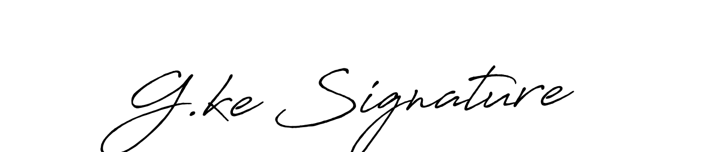 Antro_Vectra_Bolder is a professional signature style that is perfect for those who want to add a touch of class to their signature. It is also a great choice for those who want to make their signature more unique. Get G.ke Signature name to fancy signature for free. G.ke Signature signature style 7 images and pictures png