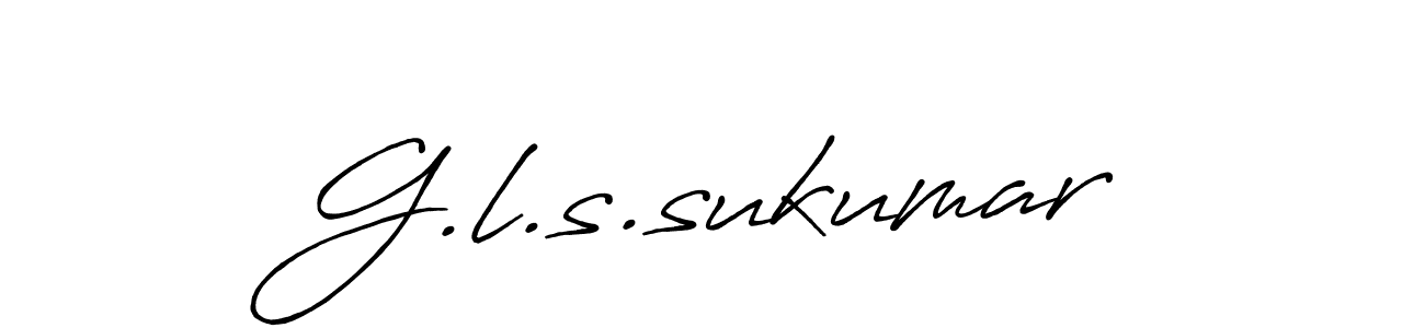 You should practise on your own different ways (Antro_Vectra_Bolder) to write your name (G.l.s.sukumar) in signature. don't let someone else do it for you. G.l.s.sukumar signature style 7 images and pictures png