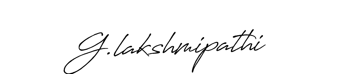 G.lakshmipathi stylish signature style. Best Handwritten Sign (Antro_Vectra_Bolder) for my name. Handwritten Signature Collection Ideas for my name G.lakshmipathi. G.lakshmipathi signature style 7 images and pictures png