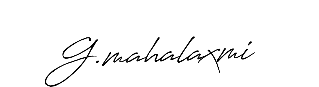 Also we have G.mahalaxmi name is the best signature style. Create professional handwritten signature collection using Antro_Vectra_Bolder autograph style. G.mahalaxmi signature style 7 images and pictures png