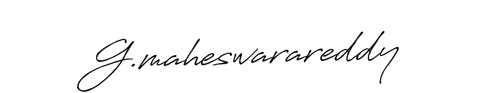 How to make G.maheswarareddy signature? Antro_Vectra_Bolder is a professional autograph style. Create handwritten signature for G.maheswarareddy name. G.maheswarareddy signature style 7 images and pictures png