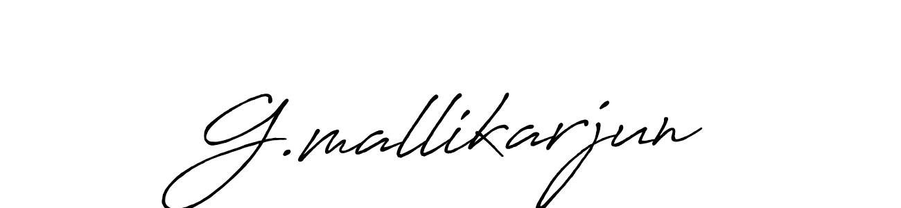 Also we have G.mallikarjun name is the best signature style. Create professional handwritten signature collection using Antro_Vectra_Bolder autograph style. G.mallikarjun signature style 7 images and pictures png
