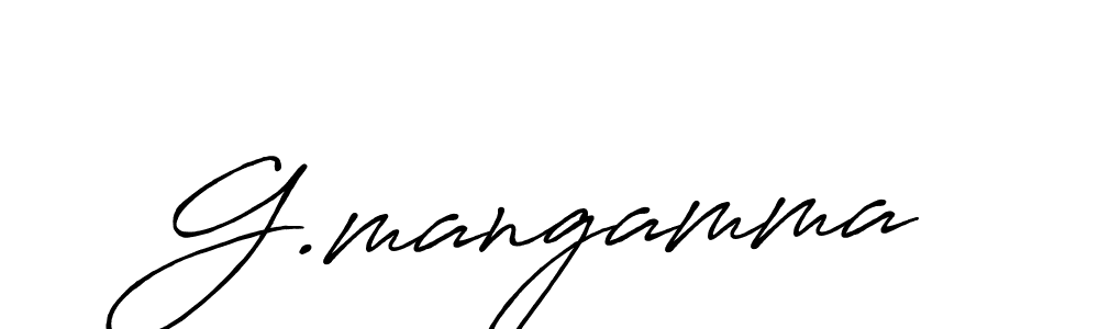 Once you've used our free online signature maker to create your best signature Antro_Vectra_Bolder style, it's time to enjoy all of the benefits that G.mangamma name signing documents. G.mangamma signature style 7 images and pictures png