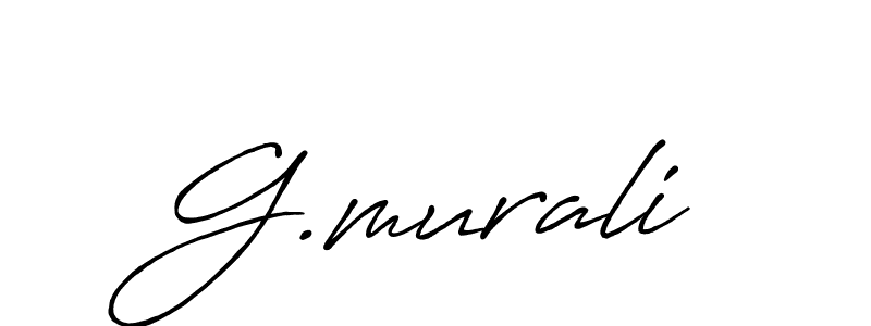 Make a short G.murali signature style. Manage your documents anywhere anytime using Antro_Vectra_Bolder. Create and add eSignatures, submit forms, share and send files easily. G.murali signature style 7 images and pictures png