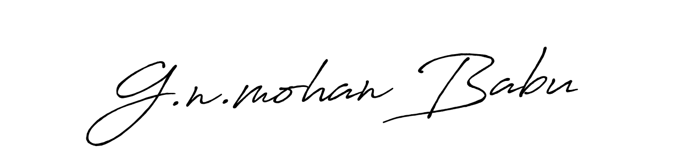 This is the best signature style for the G.n.mohan Babu name. Also you like these signature font (Antro_Vectra_Bolder). Mix name signature. G.n.mohan Babu signature style 7 images and pictures png