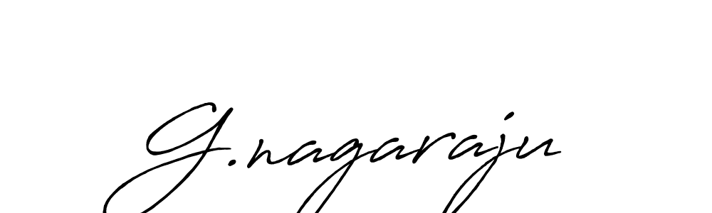 Make a beautiful signature design for name G.nagaraju. With this signature (Antro_Vectra_Bolder) style, you can create a handwritten signature for free. G.nagaraju signature style 7 images and pictures png