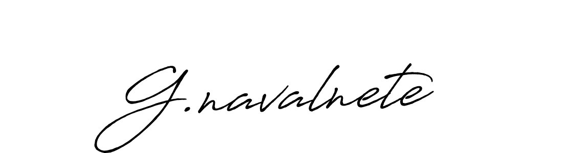 G.navalnete stylish signature style. Best Handwritten Sign (Antro_Vectra_Bolder) for my name. Handwritten Signature Collection Ideas for my name G.navalnete. G.navalnete signature style 7 images and pictures png