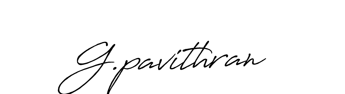 G.pavithran stylish signature style. Best Handwritten Sign (Antro_Vectra_Bolder) for my name. Handwritten Signature Collection Ideas for my name G.pavithran. G.pavithran signature style 7 images and pictures png