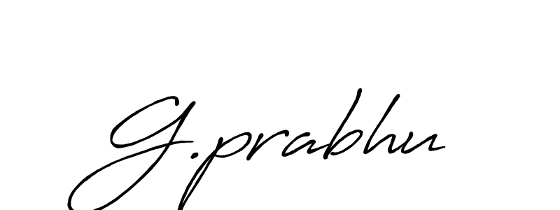 It looks lik you need a new signature style for name G.prabhu. Design unique handwritten (Antro_Vectra_Bolder) signature with our free signature maker in just a few clicks. G.prabhu signature style 7 images and pictures png