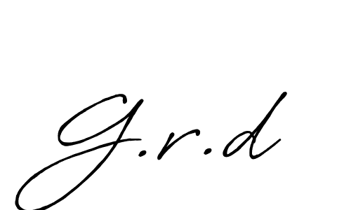 It looks lik you need a new signature style for name G.r.d. Design unique handwritten (Antro_Vectra_Bolder) signature with our free signature maker in just a few clicks. G.r.d signature style 7 images and pictures png