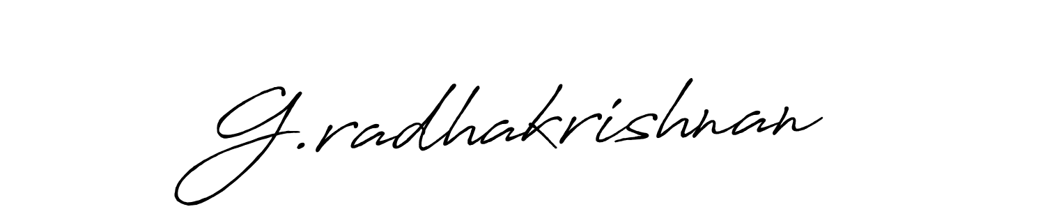 Similarly Antro_Vectra_Bolder is the best handwritten signature design. Signature creator online .You can use it as an online autograph creator for name G.radhakrishnan. G.radhakrishnan signature style 7 images and pictures png