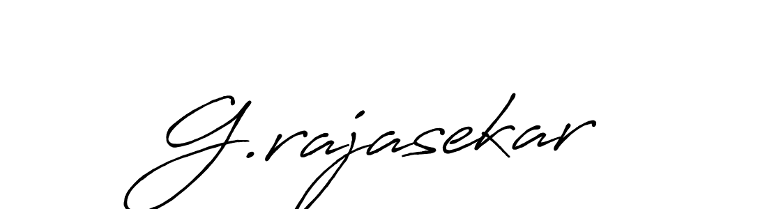 How to make G.rajasekar signature? Antro_Vectra_Bolder is a professional autograph style. Create handwritten signature for G.rajasekar name. G.rajasekar signature style 7 images and pictures png