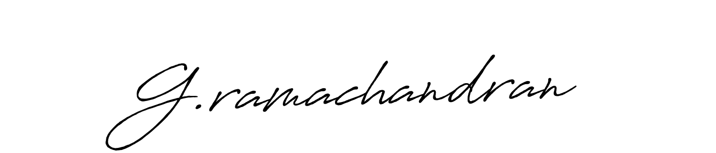 Make a beautiful signature design for name G.ramachandran. Use this online signature maker to create a handwritten signature for free. G.ramachandran signature style 7 images and pictures png