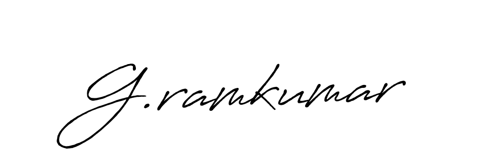 Make a beautiful signature design for name G.ramkumar. Use this online signature maker to create a handwritten signature for free. G.ramkumar signature style 7 images and pictures png