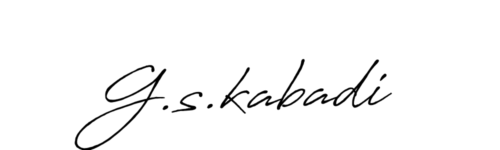 How to Draw G.s.kabadi signature style? Antro_Vectra_Bolder is a latest design signature styles for name G.s.kabadi. G.s.kabadi signature style 7 images and pictures png