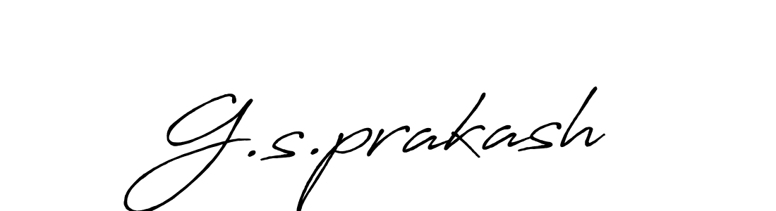 Antro_Vectra_Bolder is a professional signature style that is perfect for those who want to add a touch of class to their signature. It is also a great choice for those who want to make their signature more unique. Get G.s.prakash name to fancy signature for free. G.s.prakash signature style 7 images and pictures png