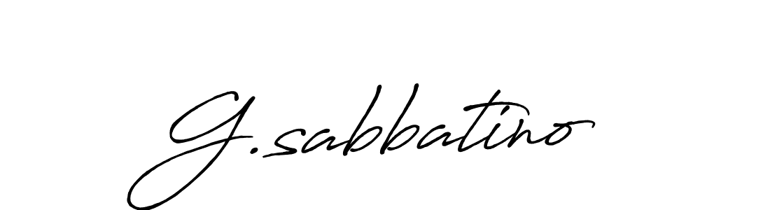 The best way (Antro_Vectra_Bolder) to make a short signature is to pick only two or three words in your name. The name G.sabbatino include a total of six letters. For converting this name. G.sabbatino signature style 7 images and pictures png