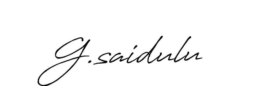 Similarly Antro_Vectra_Bolder is the best handwritten signature design. Signature creator online .You can use it as an online autograph creator for name G.saidulu. G.saidulu signature style 7 images and pictures png