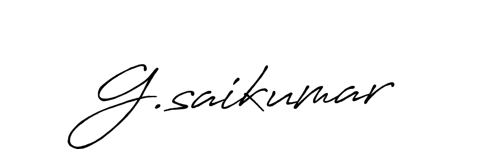 Once you've used our free online signature maker to create your best signature Antro_Vectra_Bolder style, it's time to enjoy all of the benefits that G.saikumar name signing documents. G.saikumar signature style 7 images and pictures png