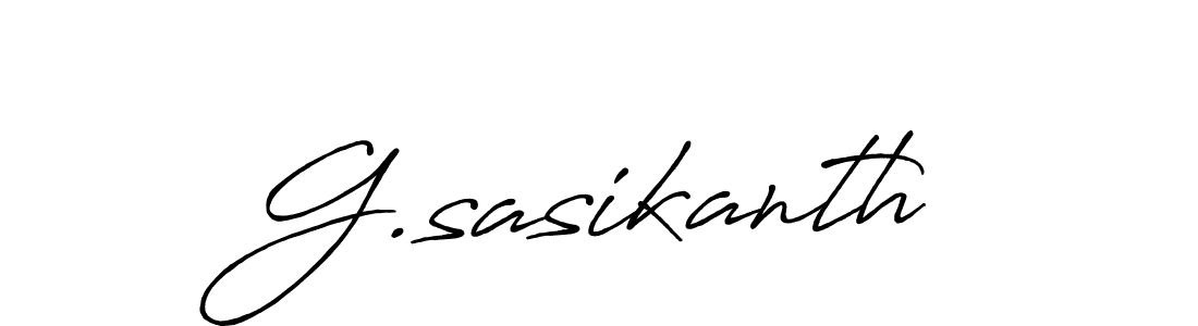 if you are searching for the best signature style for your name G.sasikanth. so please give up your signature search. here we have designed multiple signature styles  using Antro_Vectra_Bolder. G.sasikanth signature style 7 images and pictures png