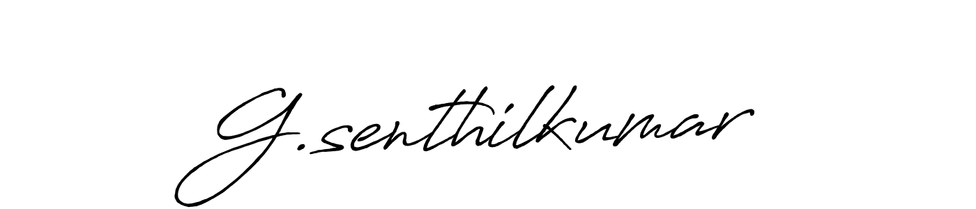 Make a beautiful signature design for name G.senthilkumar. Use this online signature maker to create a handwritten signature for free. G.senthilkumar signature style 7 images and pictures png