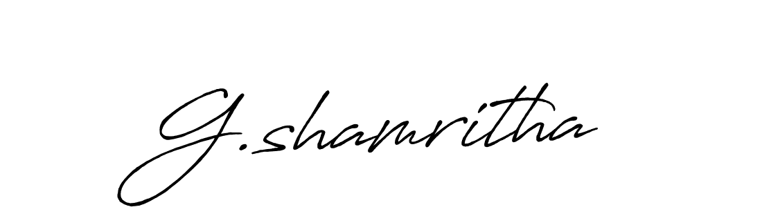 It looks lik you need a new signature style for name G.shamritha. Design unique handwritten (Antro_Vectra_Bolder) signature with our free signature maker in just a few clicks. G.shamritha signature style 7 images and pictures png