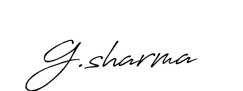 Make a short G.sharma signature style. Manage your documents anywhere anytime using Antro_Vectra_Bolder. Create and add eSignatures, submit forms, share and send files easily. G.sharma signature style 7 images and pictures png