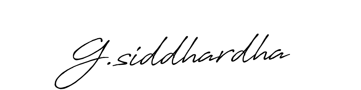 How to make G.siddhardha signature? Antro_Vectra_Bolder is a professional autograph style. Create handwritten signature for G.siddhardha name. G.siddhardha signature style 7 images and pictures png