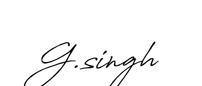 Best and Professional Signature Style for G.singh. Antro_Vectra_Bolder Best Signature Style Collection. G.singh signature style 7 images and pictures png