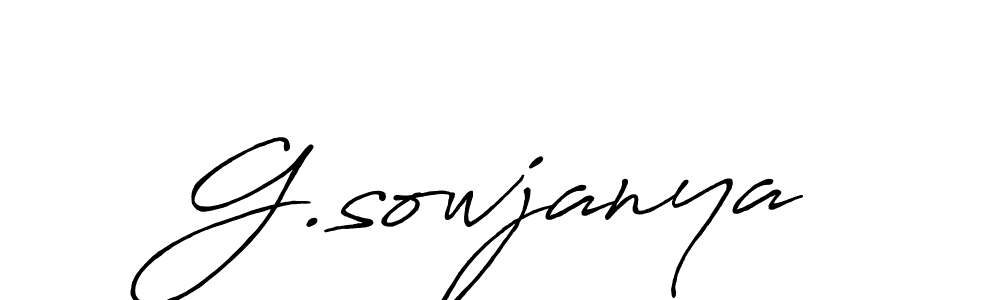 You should practise on your own different ways (Antro_Vectra_Bolder) to write your name (G.sowjanya) in signature. don't let someone else do it for you. G.sowjanya signature style 7 images and pictures png