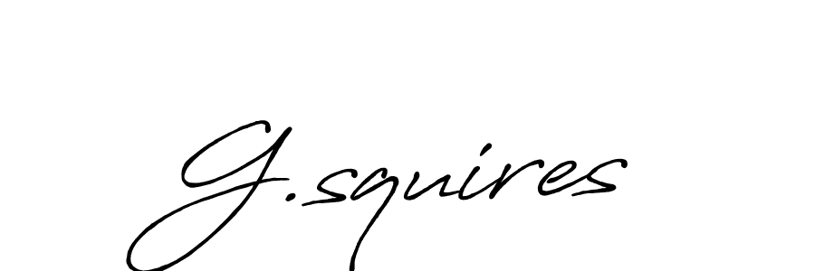 Use a signature maker to create a handwritten signature online. With this signature software, you can design (Antro_Vectra_Bolder) your own signature for name G.squires. G.squires signature style 7 images and pictures png