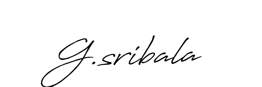 if you are searching for the best signature style for your name G.sribala. so please give up your signature search. here we have designed multiple signature styles  using Antro_Vectra_Bolder. G.sribala signature style 7 images and pictures png