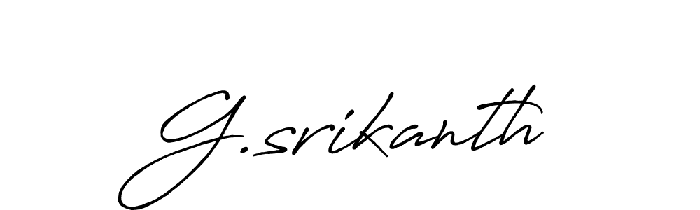 You can use this online signature creator to create a handwritten signature for the name G.srikanth. This is the best online autograph maker. G.srikanth signature style 7 images and pictures png