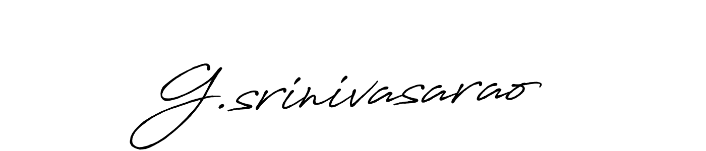 Design your own signature with our free online signature maker. With this signature software, you can create a handwritten (Antro_Vectra_Bolder) signature for name G.srinivasarao. G.srinivasarao signature style 7 images and pictures png