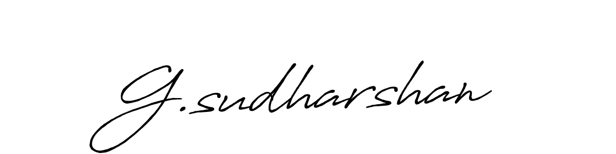 How to Draw G.sudharshan signature style? Antro_Vectra_Bolder is a latest design signature styles for name G.sudharshan. G.sudharshan signature style 7 images and pictures png